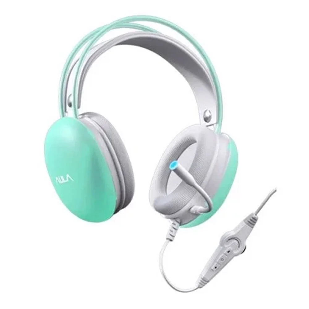 AULA S505 Wired Gaming Headphone with Transparent RGB Light Effect AULA S505 Wired Gaming Headphone with Transparent RGB Light Effect